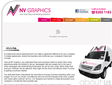 Tablet Screenshot of nvgraphics.com.sg